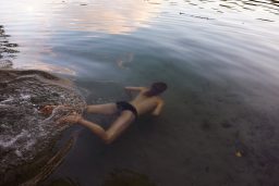 pauli at the lake