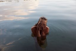 pauli at the lake
